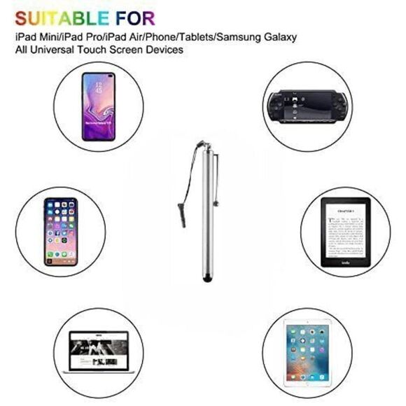 🖋️ 3 Pack Stylus Universal Capacitive Drawing Touch Pens for Touch Screens NEW - Picture 3 of 15